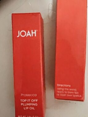 JOAH Prosecco Top It Off Plumping Lip Oil - clear